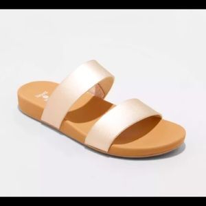 Women's Shade & Shore Dedra Two Band Slide Sandals